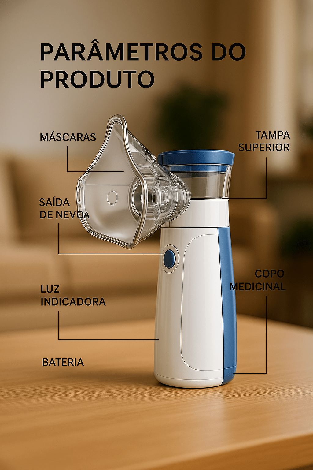 Inalamax Nebulizador e Inalador - ANACARÔ
