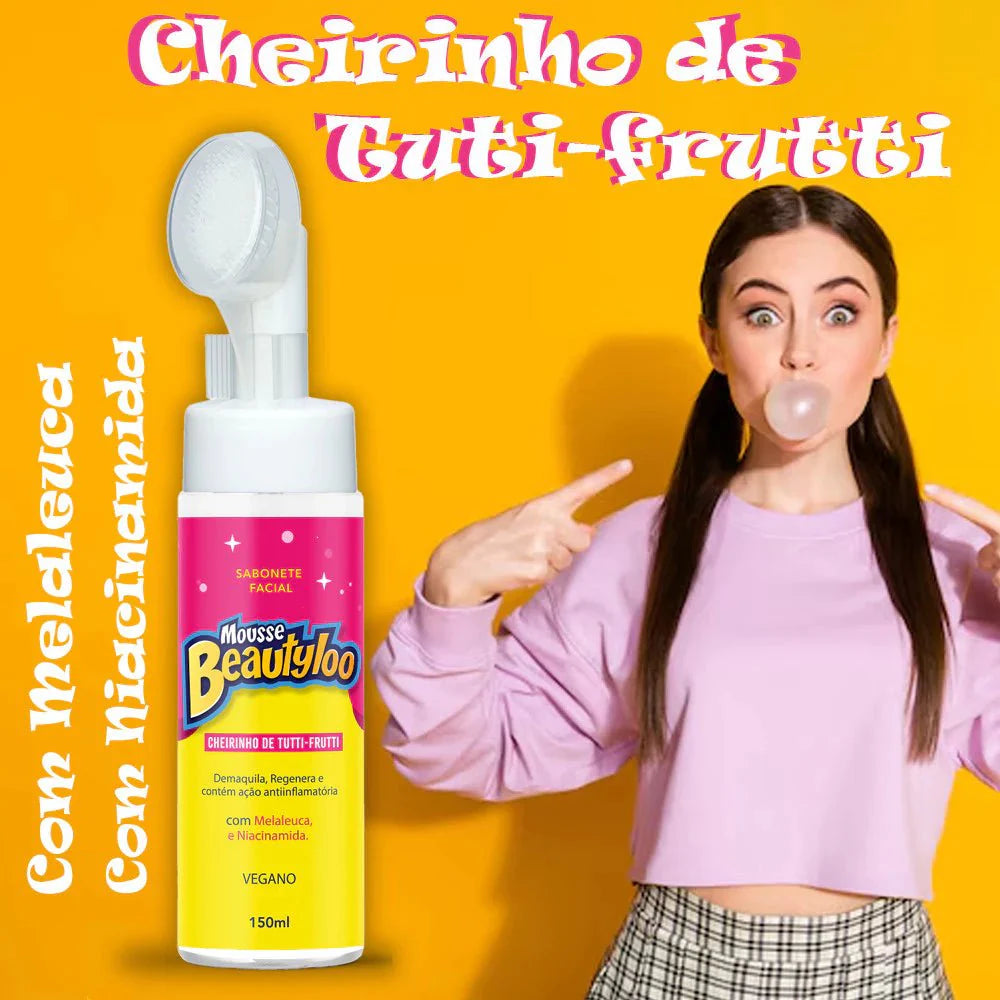 Kit 3 Mousse Facial de Limpeza Beautyloo - ANACARÔ