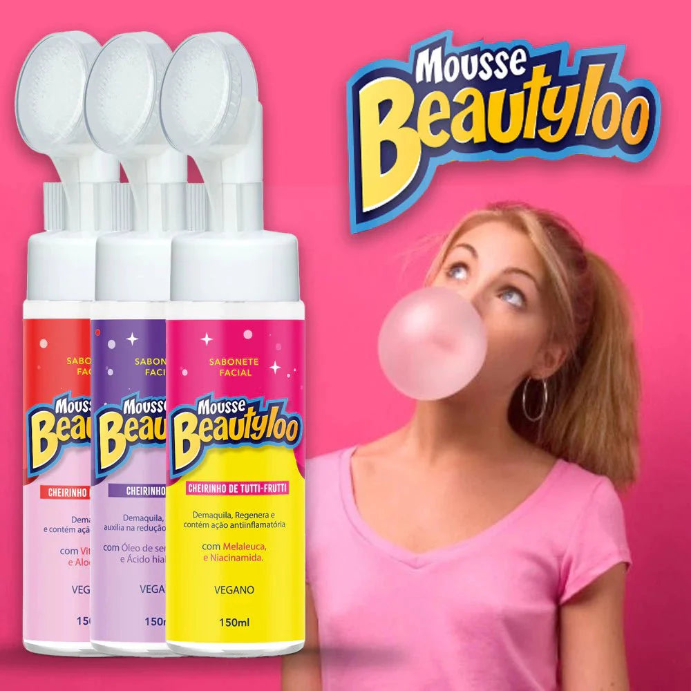 Kit 3 Mousse Facial de Limpeza Beautyloo - ANACARÔ