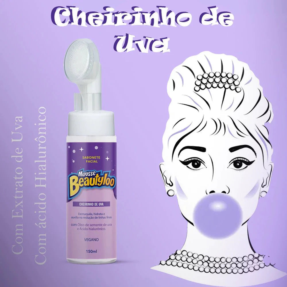 Kit 3 Mousse Facial de Limpeza Beautyloo - ANACARÔ