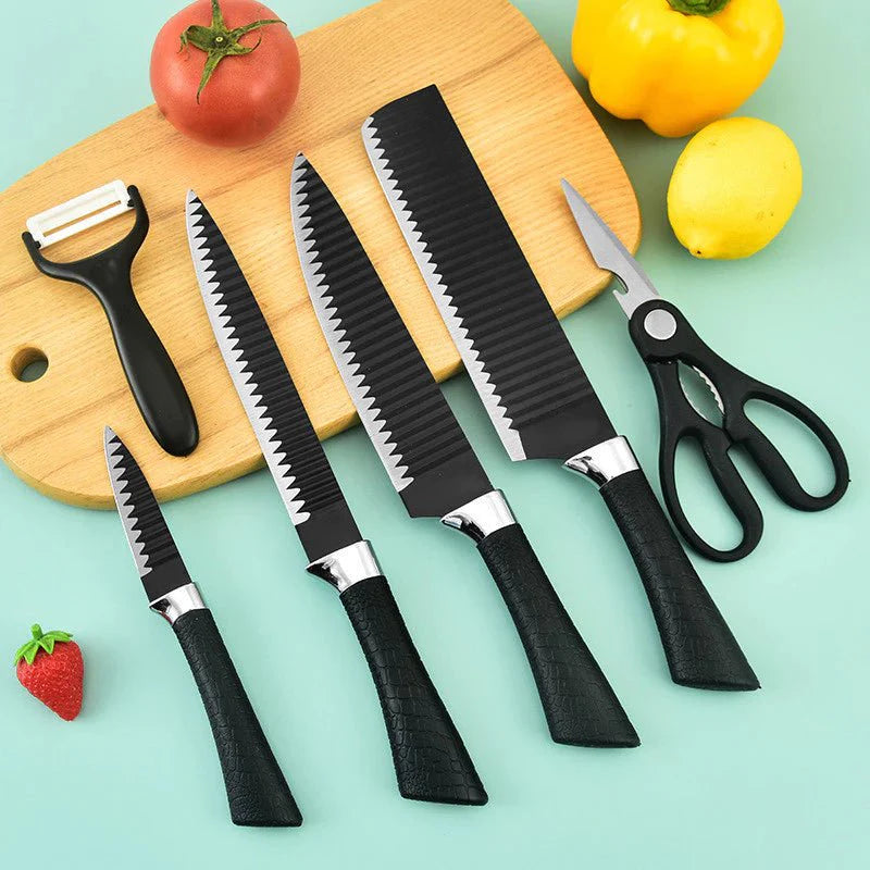 Kit de 6 Facas Churrasco inox - ANACARÔ