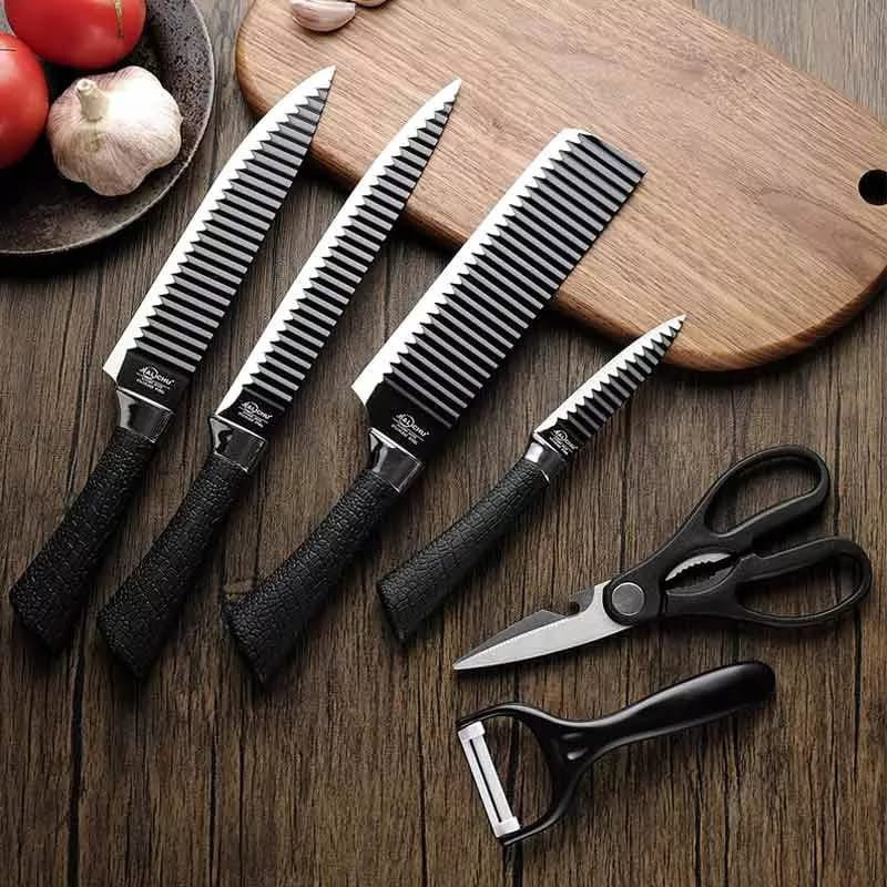 Kit de 6 Facas Churrasco inox - ANACARÔ