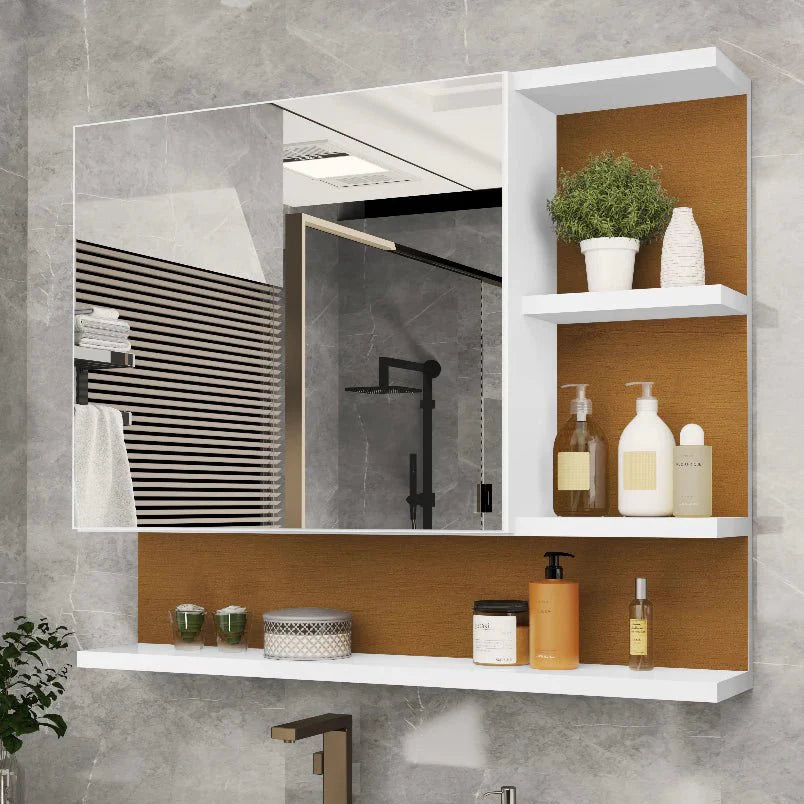 Armário Banheiro Espelheira com Porta - ANACARÔ