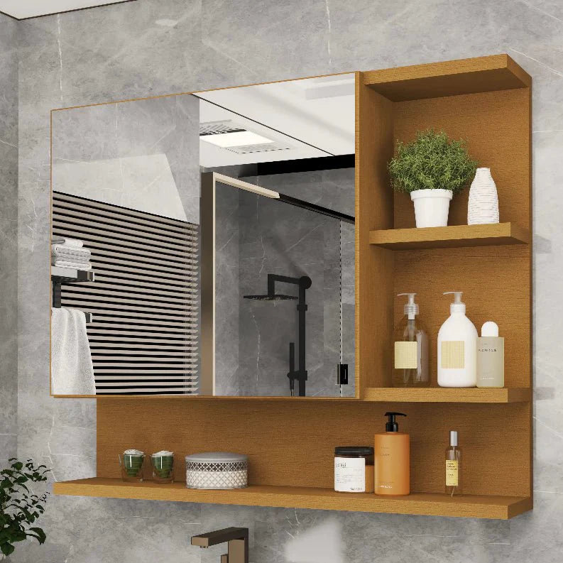 Armário Banheiro Espelheira com Porta - ANACARÔ