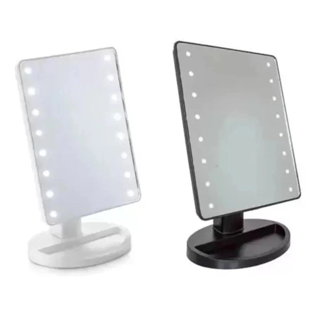 Espelho De Mesa Maquiagem Com Leds e Rotação - ANACARÔ