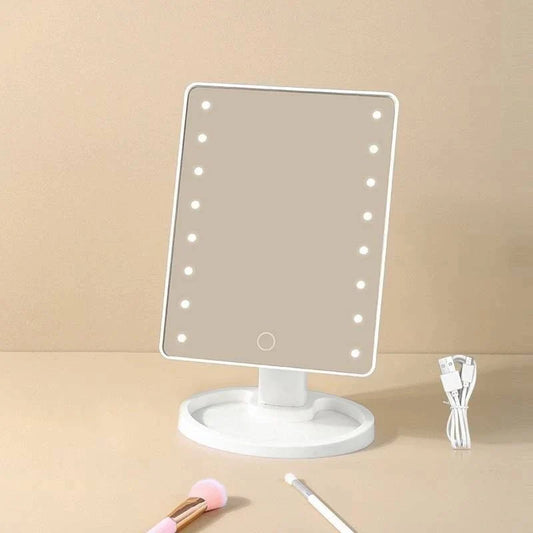 Espelho De Mesa Maquiagem Com Leds e Rotação - ANACARÔ