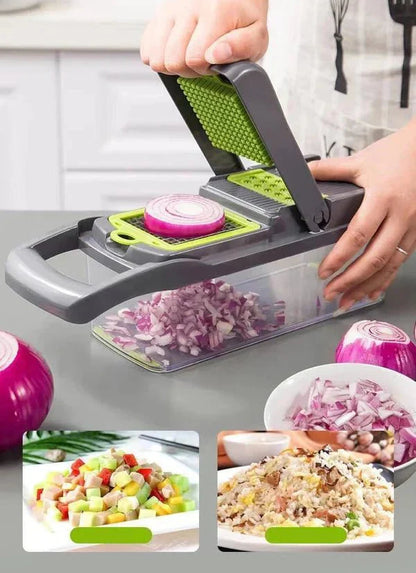 Fatiador Profissional Em Aço Inox 12 em 1 - ANACARÔ