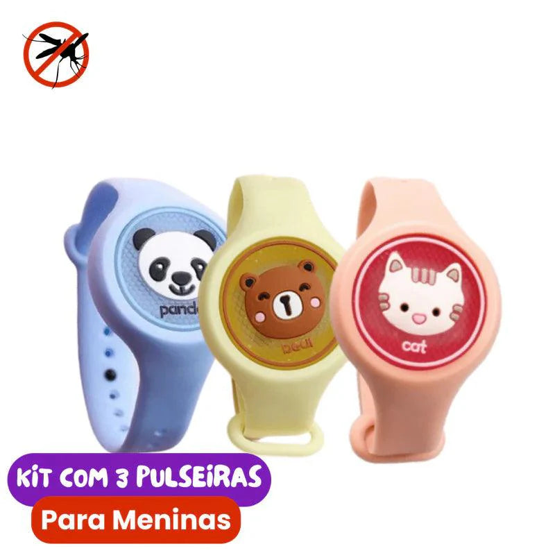 kit 3 Pulseira Repelente 100% Natural (LEVE 3 E PAGUE 1 ) - ANACARÔ