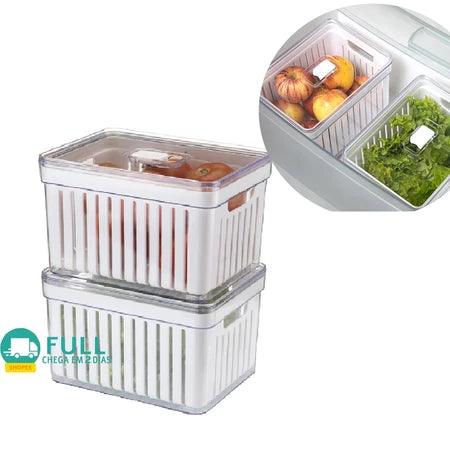 Kit 4 Organizador de Geladeira - ANACARÔ