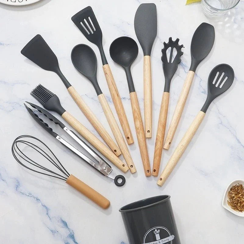 Kit C/12 Peças Utensílios De Cozinha - ANACARÔ