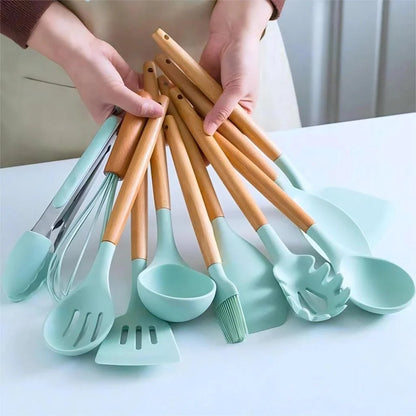 Kit C/12 Peças Utensílios De Cozinha - ANACARÔ