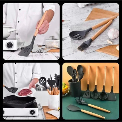 Kit C/12 Peças Utensílios De Cozinha - ANACARÔ