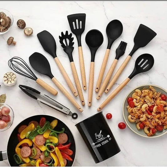 Kit C/12 Peças Utensílios De Cozinha - ANACARÔ