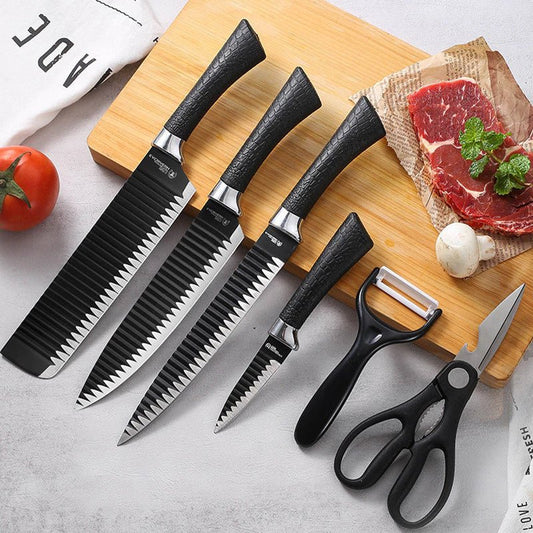 Kit de 6 Facas Churrasco inox - ANACARÔ