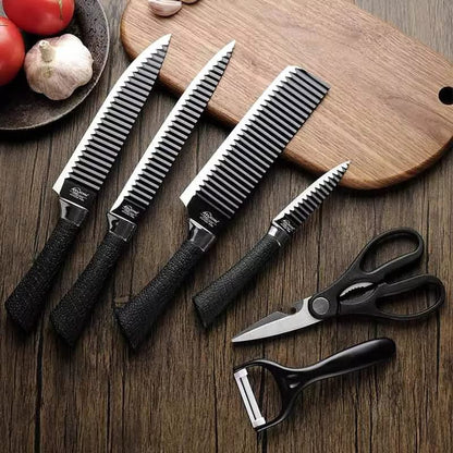 Kit de 6 Facas Churrasco inox - ANACARÔ