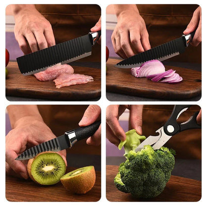 Kit de 6 Facas Churrasco inox - ANACARÔ