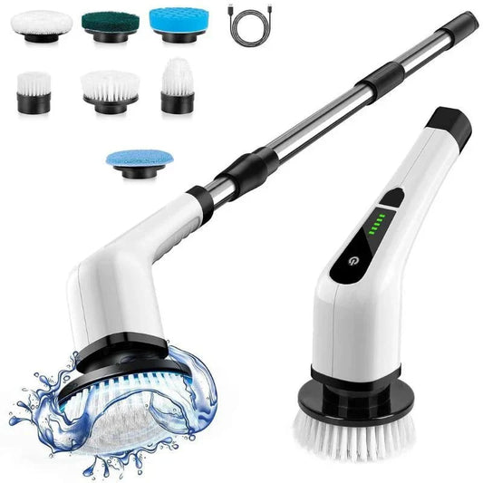 MegaClean© Esfregão Elétrico 9 em 1 + Escova  magica 5 em 1 Por R$ 1,00 Real - ANACARÔ