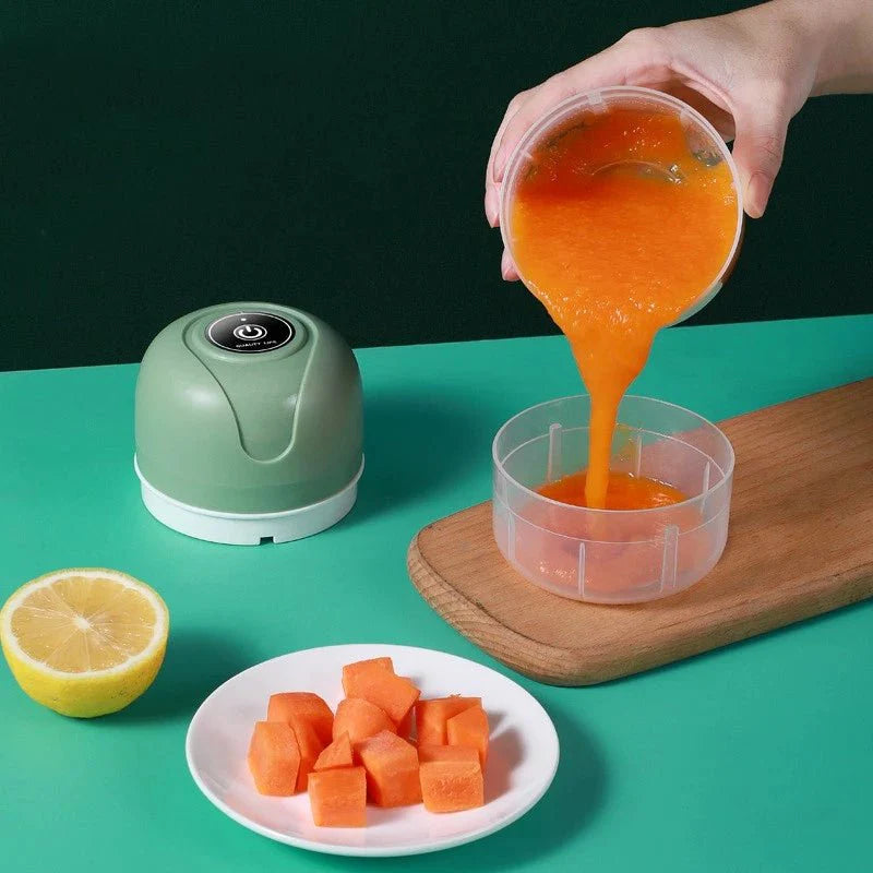 Mini Processador De Alimentos Elétrico - ANACARÔ