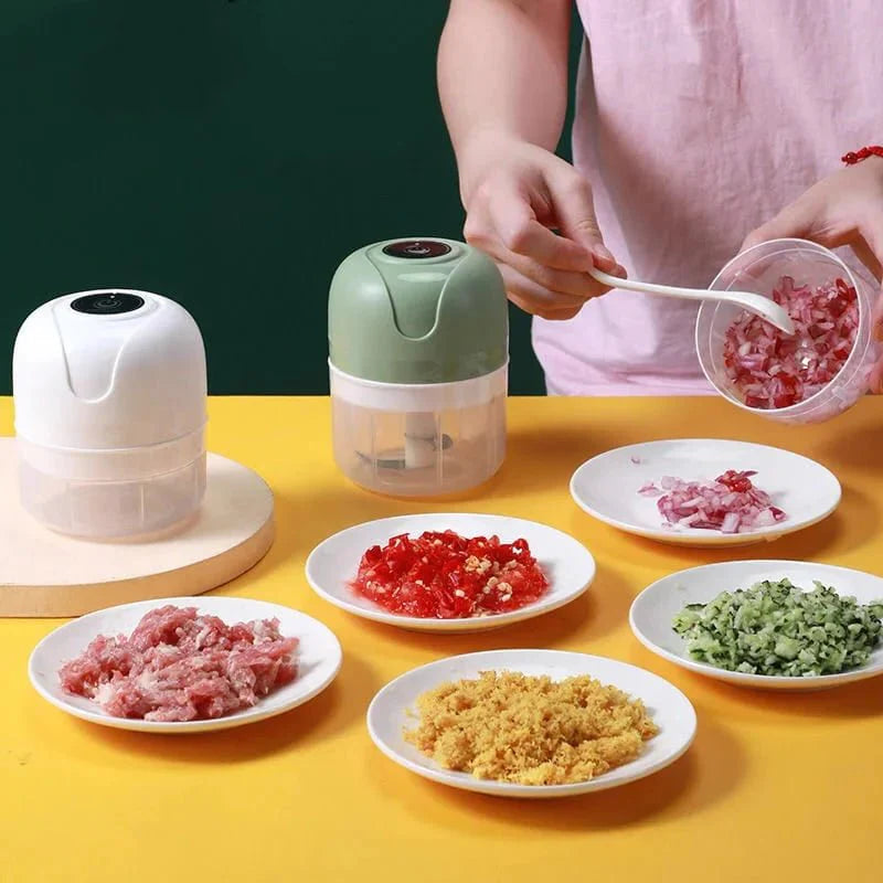 Mini Processador De Alimentos Elétrico - ANACARÔ
