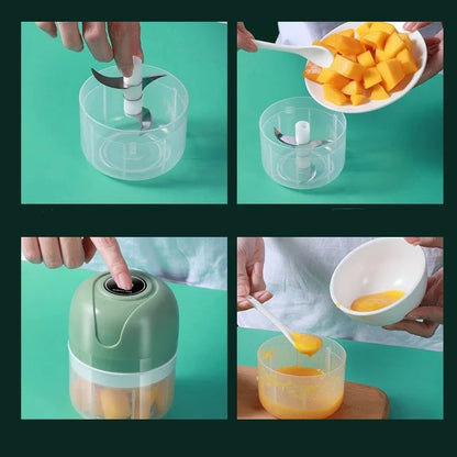 Mini Processador De Alimentos Elétrico - ANACARÔ