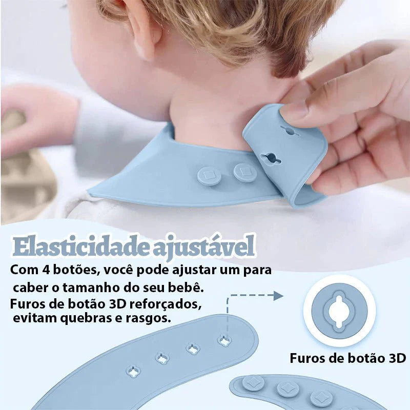 Talheres bebê silicone 8 Peças - ANACARÔ