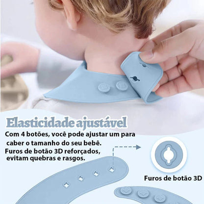 Talheres bebê silicone 8 Peças - ANACARÔ
