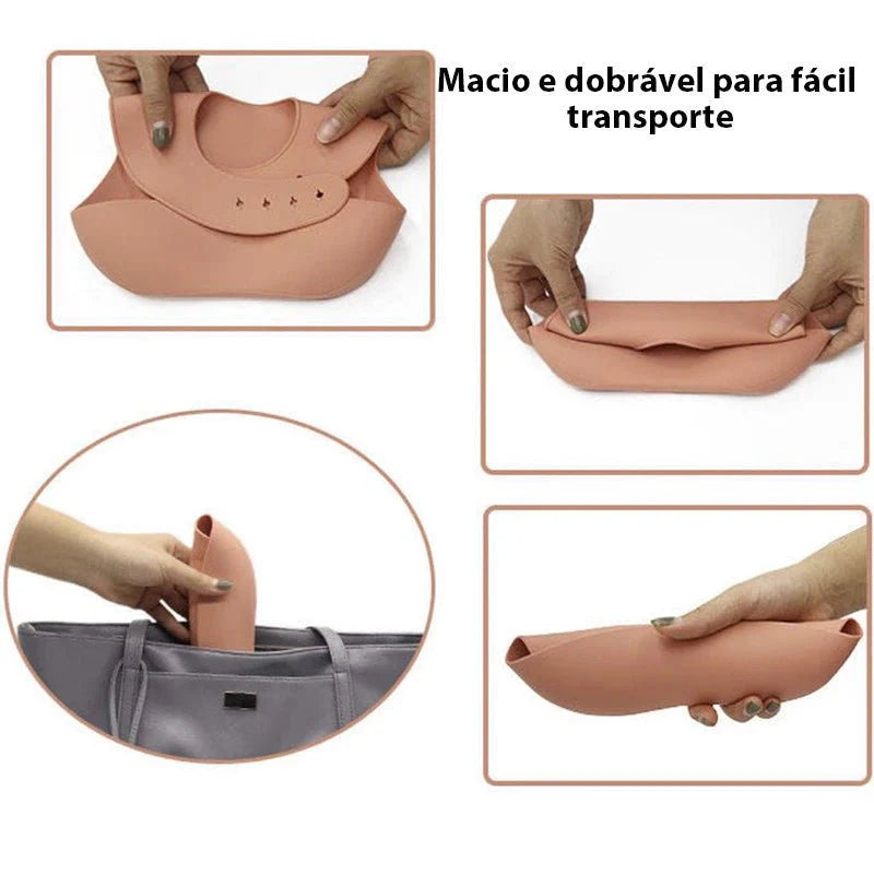 Talheres bebê silicone 8 Peças - ANACARÔ